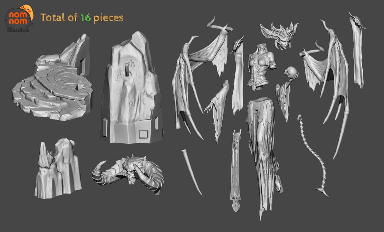 NomNom Figures - Lilith, Matriarch of Demons - Diablo