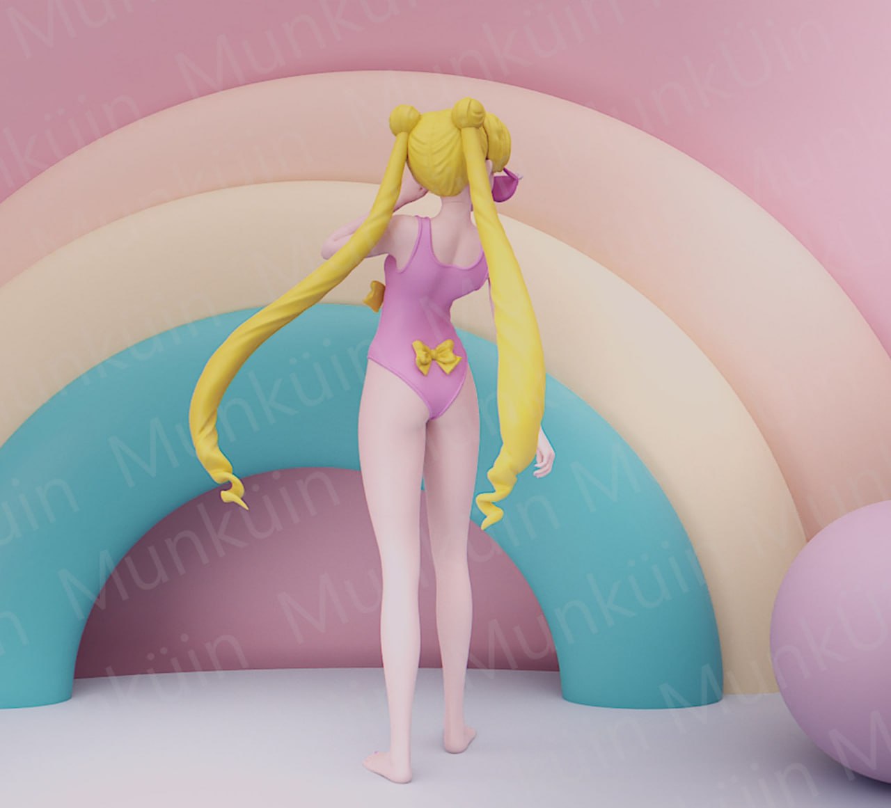 Munkuin - Serena Tsukino Bikini, Sailor Moon 150mm