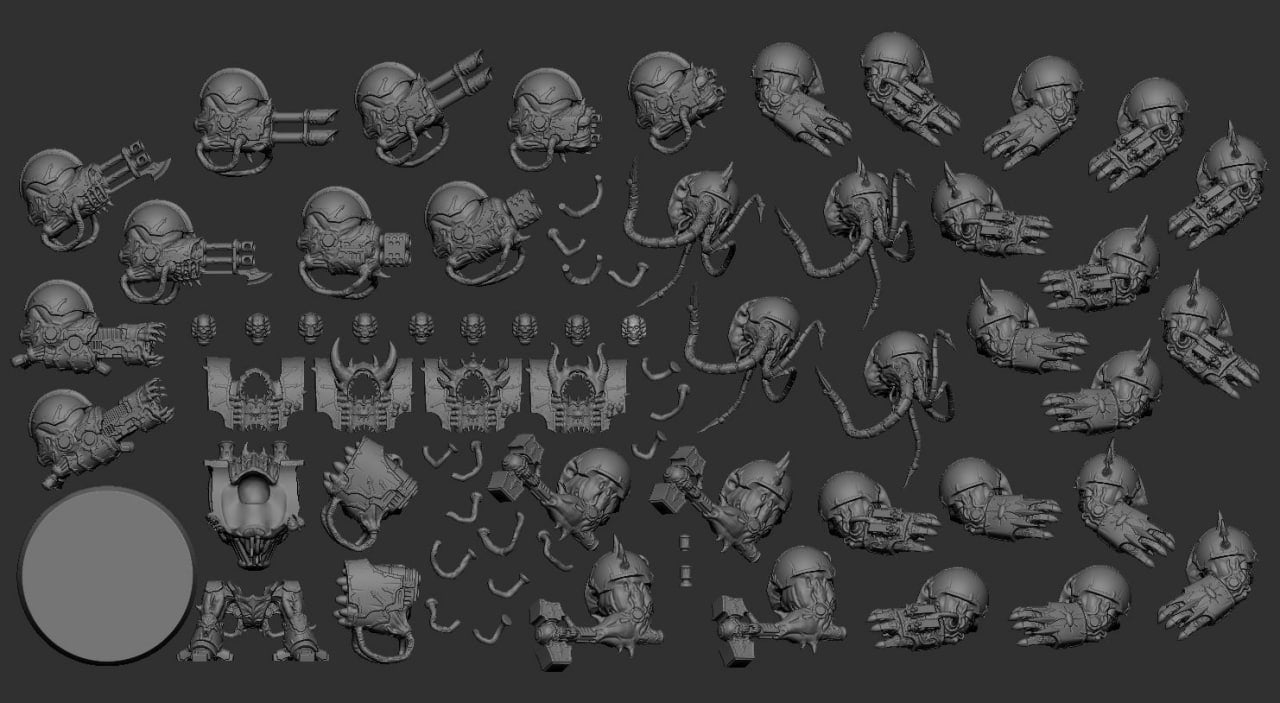 Games Workshop - Hellbrute, Chaos Marines - Warhammer 40K