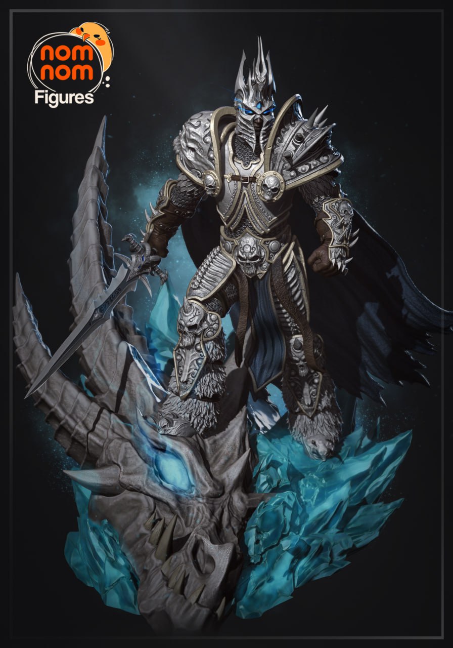 NomNom Figures - Arthas Menethil, The Lich King - World of Warcraft