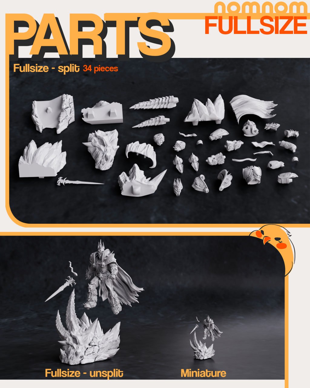 NomNom Figures - Arthas Menethil, The Lich King - World of Warcraft