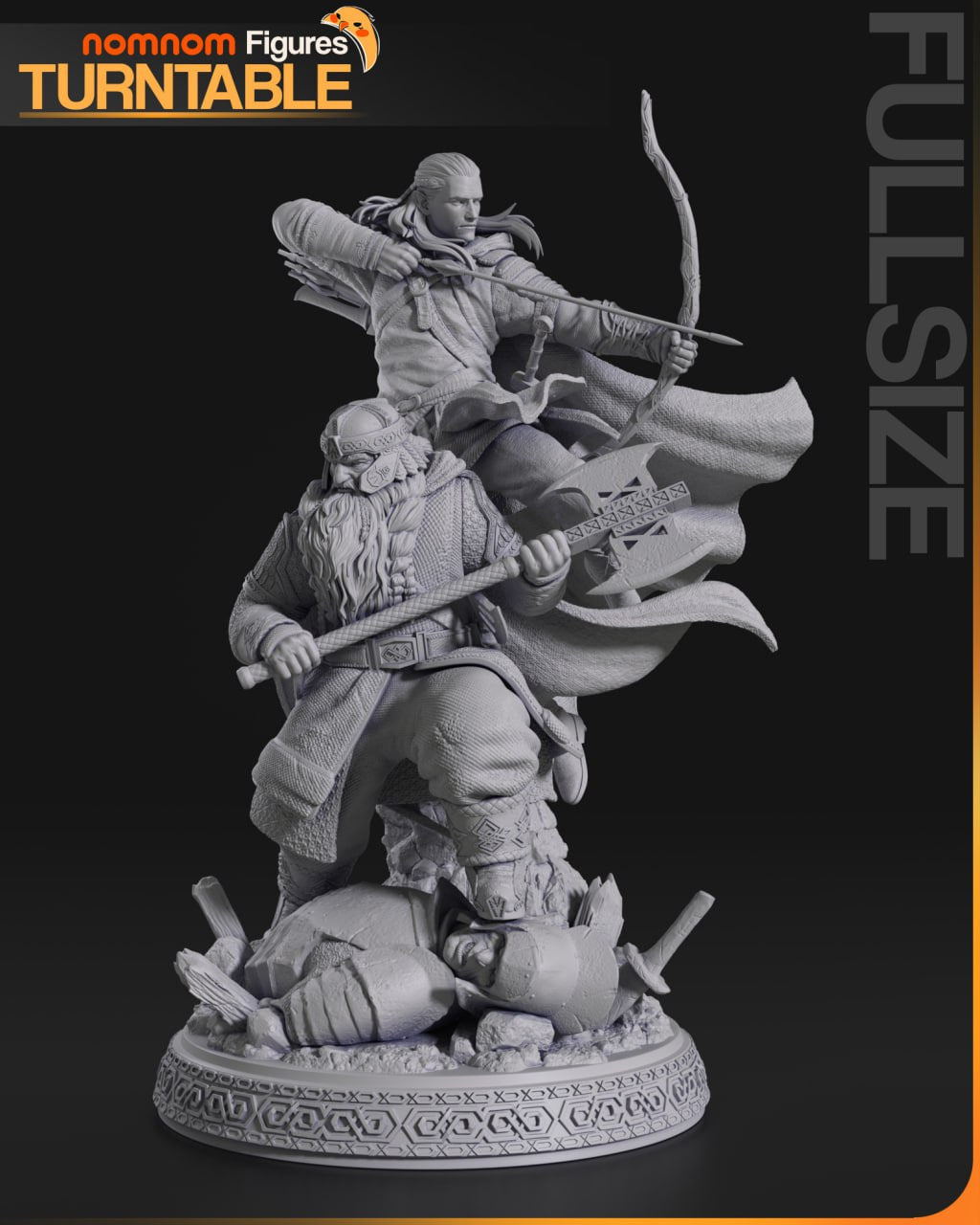 NomNom Figures - Gimli and Legolas - The Lord of The Rings