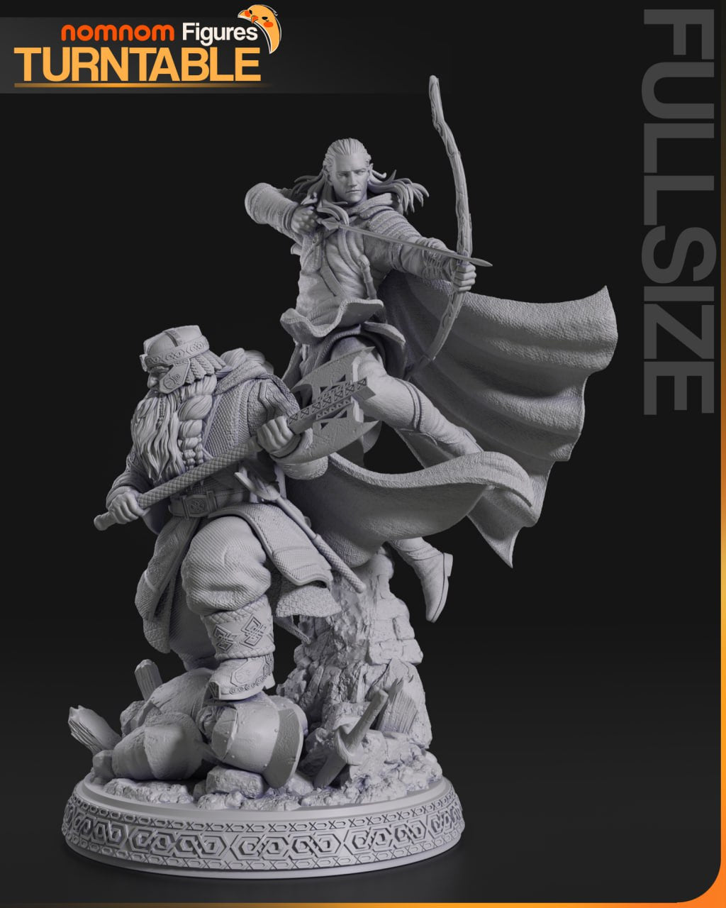 NomNom Figures - Gimli and Legolas - The Lord of The Rings