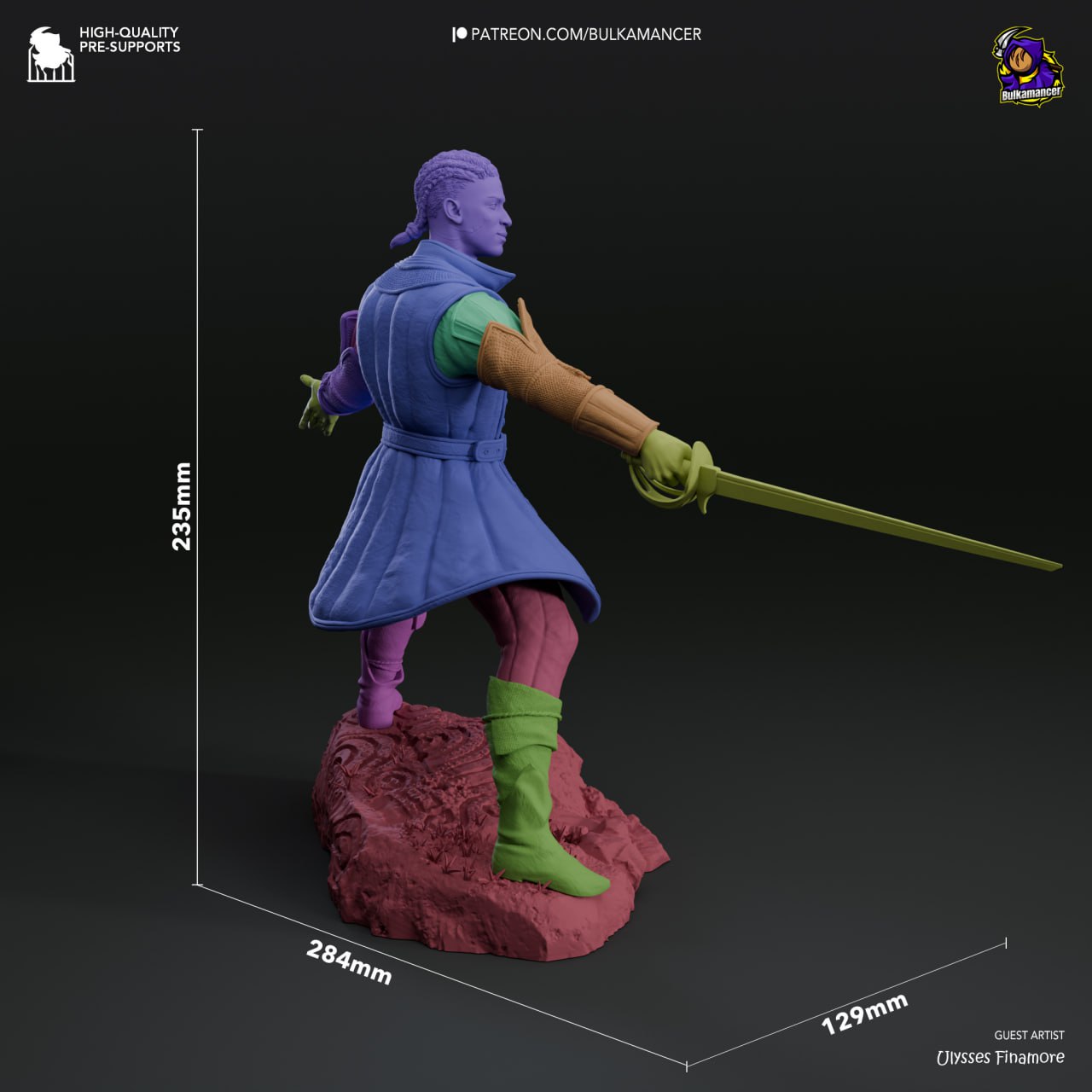 Bulkamancer - Wyll, Blade Frontier - Baldurs Gate 3