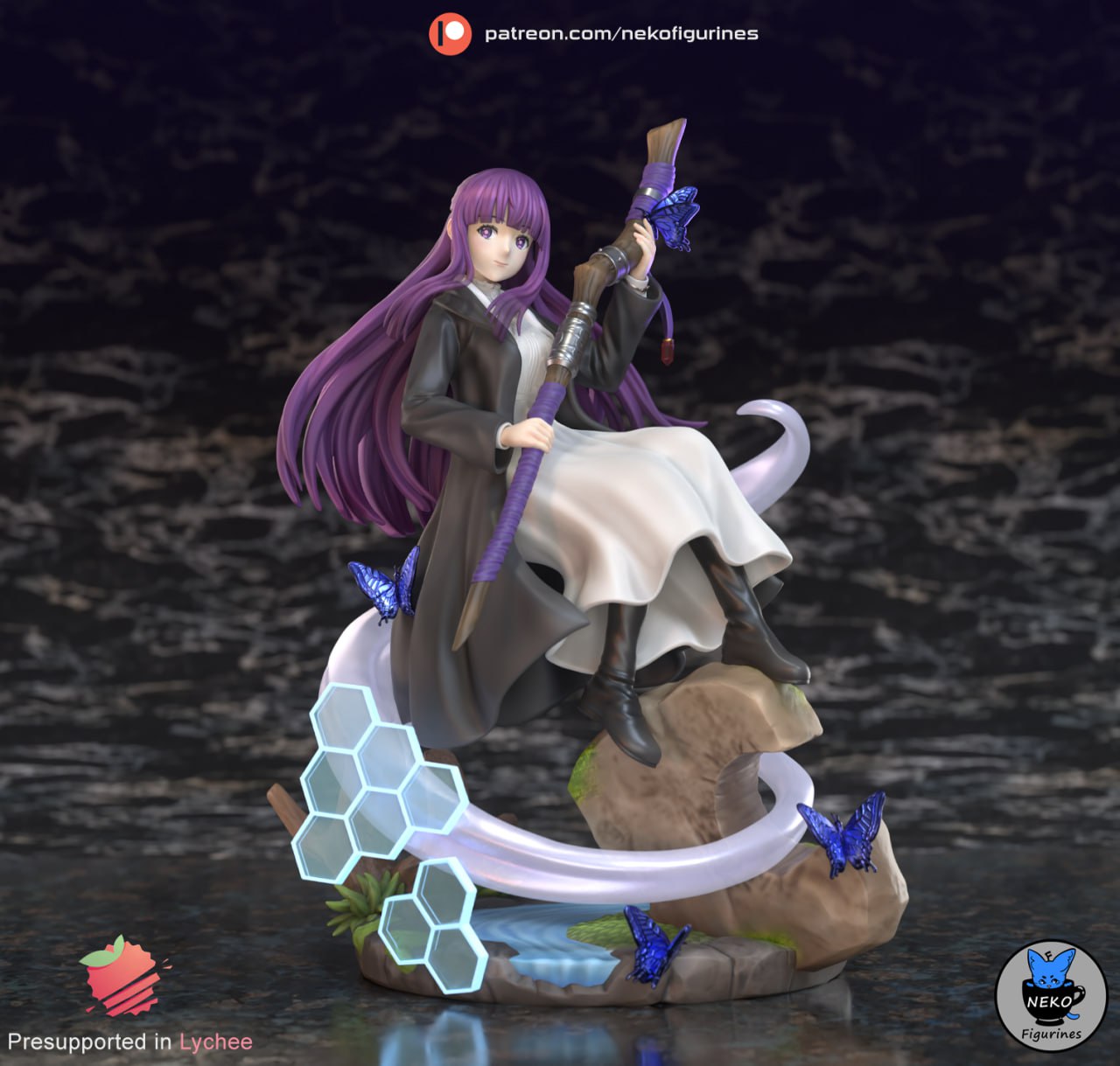 Neko Figurines - Fern, Frieren Beyond Journey's End 193mm
