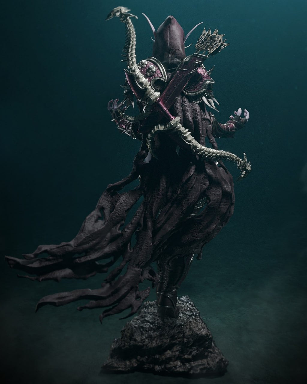 CA3D Studios - Sylvanas Windrunner World of Warcraft 320mm /160mm / 75mm / 40mm