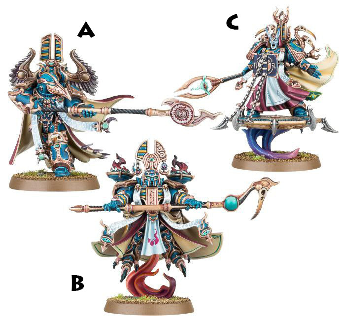 Games Workshop - Exalted Sorceres Deciamted, Thousand Sons - Warhammer 40K