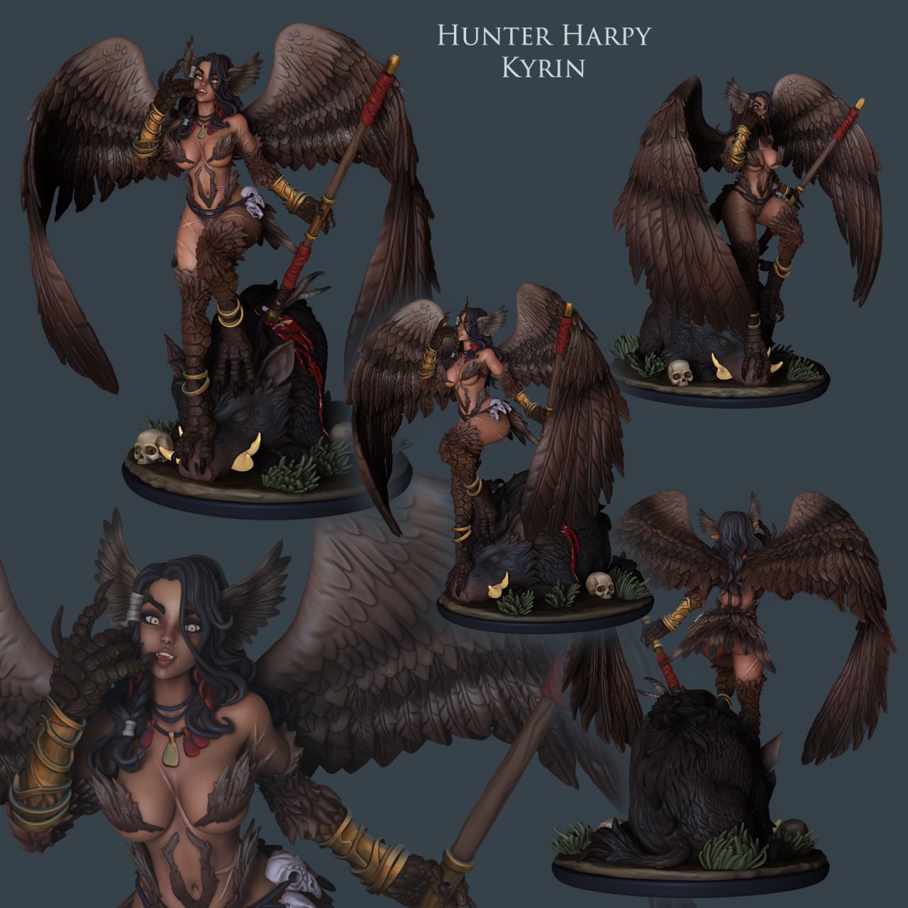 Ronin Arts - Kyrin, Harpy - Storm Rider Harpies 2024 August