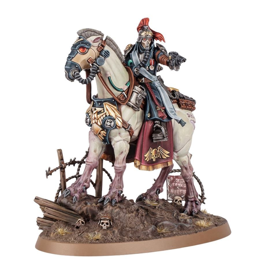 Games Workshop - Blessed Horse General, Astra Militarum - Warhammer 40K