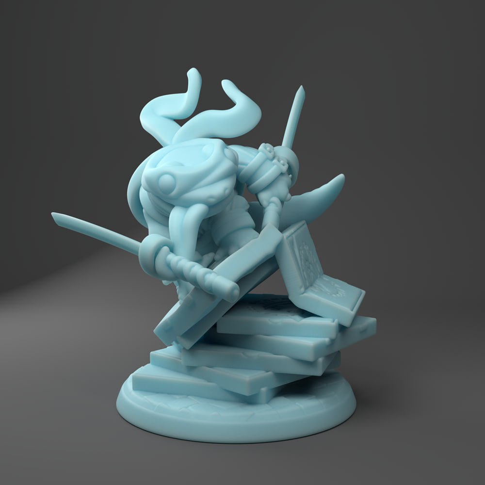 Twin Goddess Miniatures - Stabby the Salamander - 2020 June