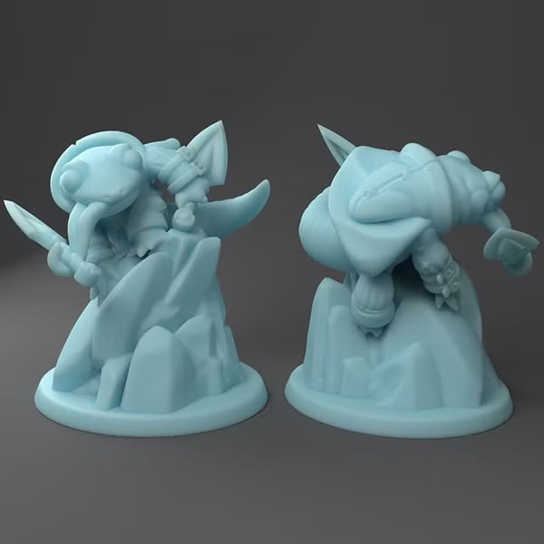 Twin Goddess Miniatures - Stabby the Salamander - 2020 June