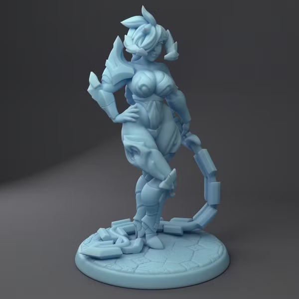 Twin Goddess Miniatures - Waverendor, Dragon Goddess Evilform - 2021 October
