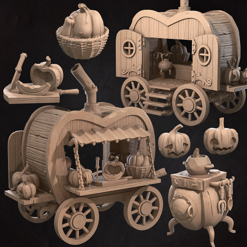 Bite the Bullet - Pumpkin Cart - Bullet Town Halloween September 2022