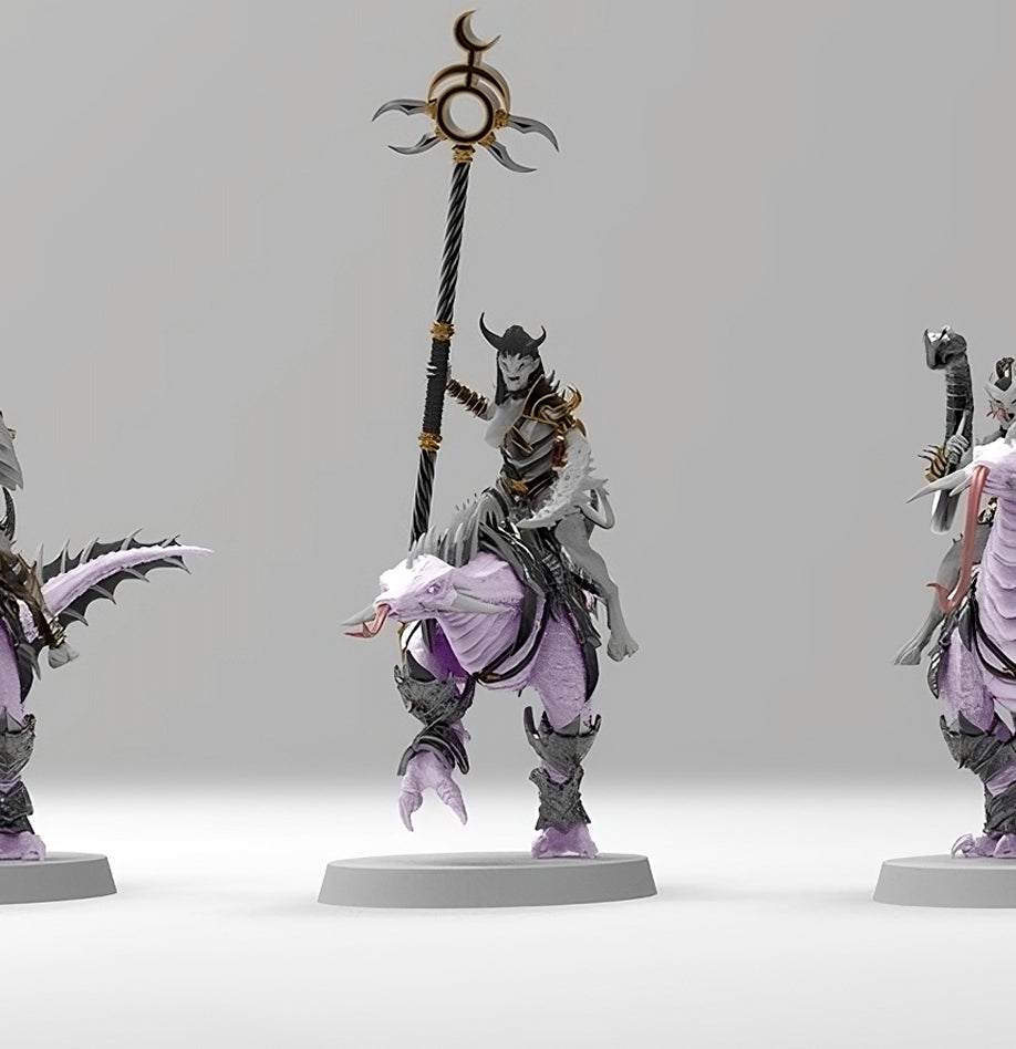 Renders Studio - Quaesitors of Ecess, Hedonites of Slaanesh - Warhammer 40K/AoS