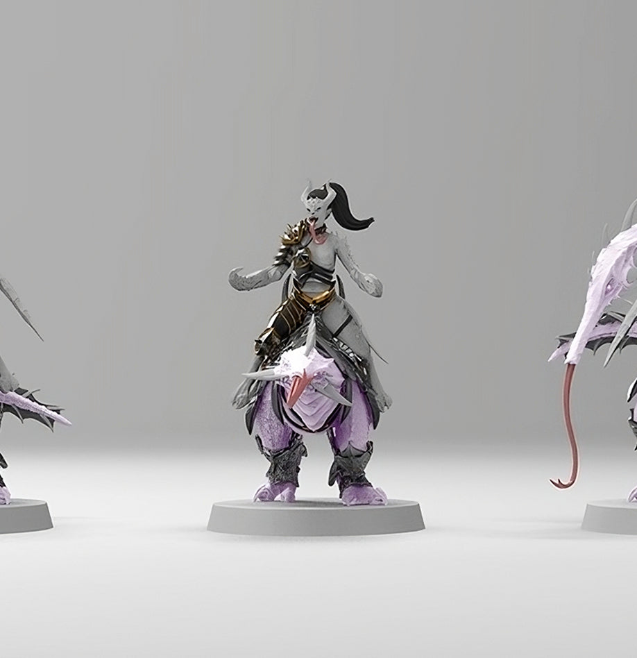 Renders Studio - Quaesitors of Ecess, Hedonites of Slaanesh - Warhammer 40K/AoS