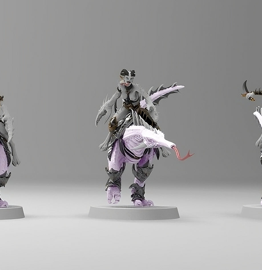 Renders Studio - Quaesitors of Ecess, Hedonites of Slaanesh - Warhammer 40K/AoS