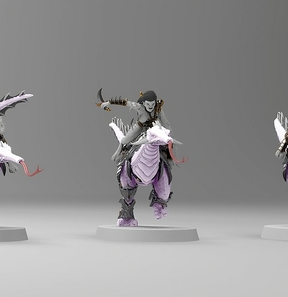 Renders Studio - Quaesitors of Ecess, Hedonites of Slaanesh - Warhammer 40K/AoS