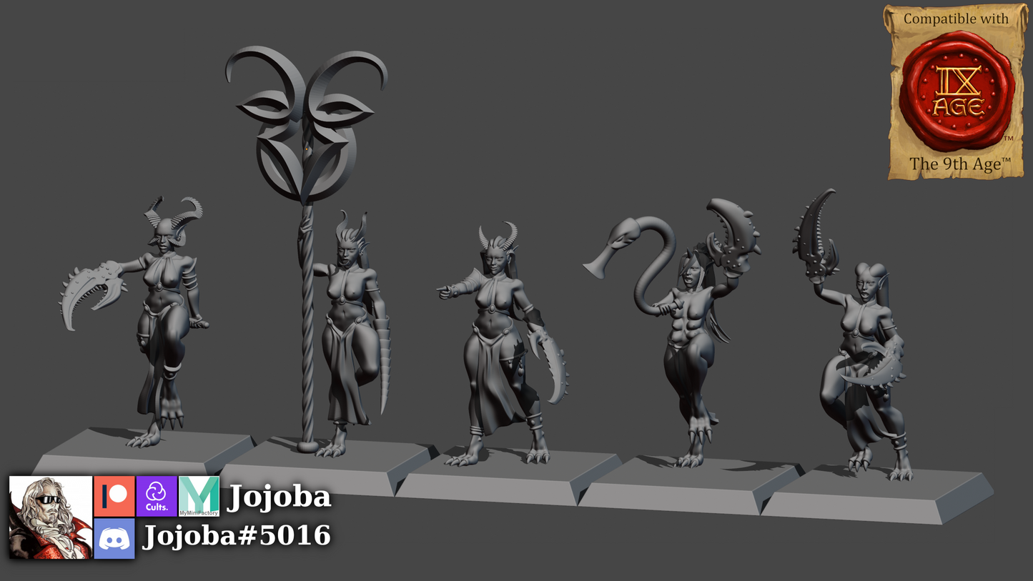 Jojoba - Daemonettes of Slaanesh, Hedonites of Slaanesh - Warhammer 40K/AoS
