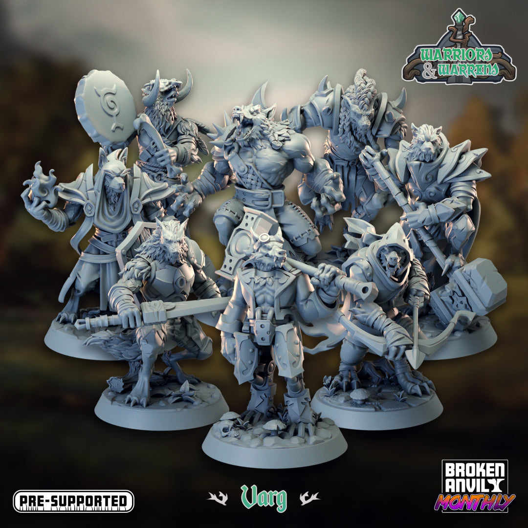 Broken Anvil - Warrios and Warrens - Vargs (Wolfkin)