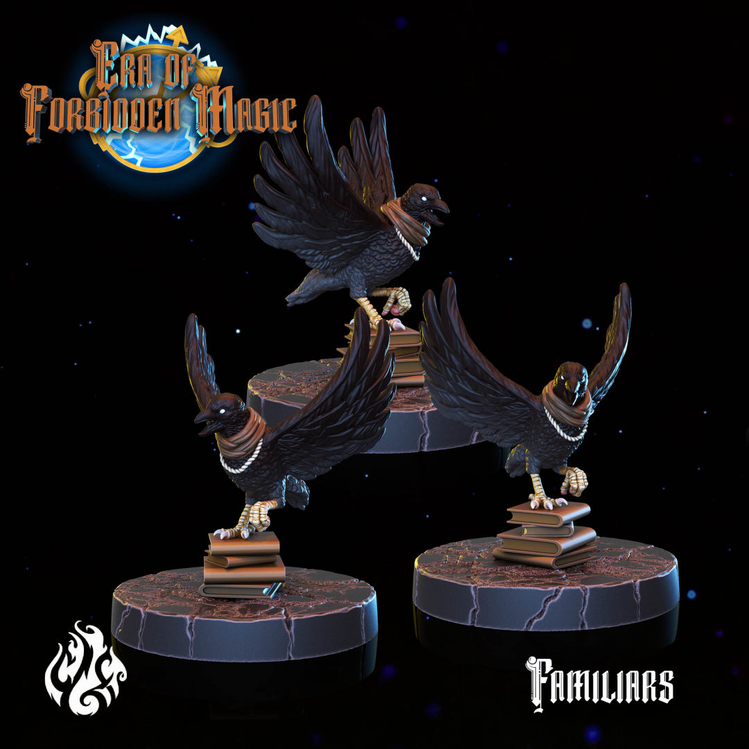 Crippled God Foundry - Crow, Familiar (Small) - Era of Forbidden Magic 2020