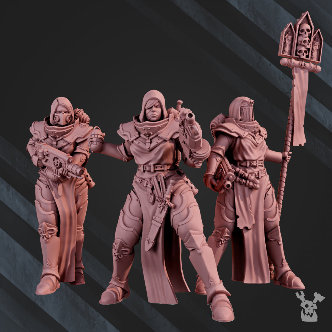 DakkaDakka - War Sisters Novice Squad Customized, Adepta Sororitas - Warhammer40K