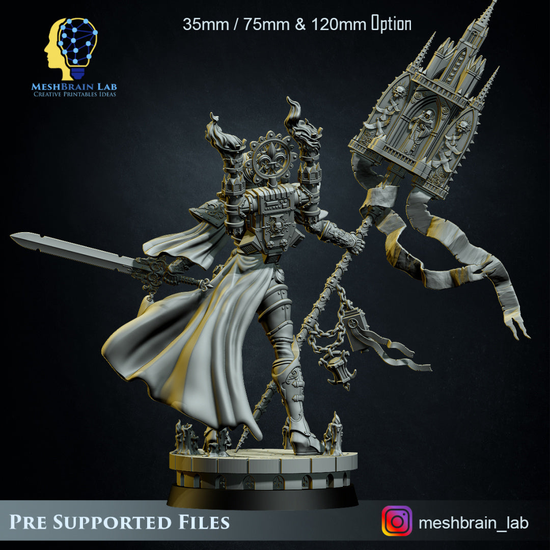MeshBrain Lab - Battle Sister Superior Collector's edition 35mm/ 75mm & 120mm