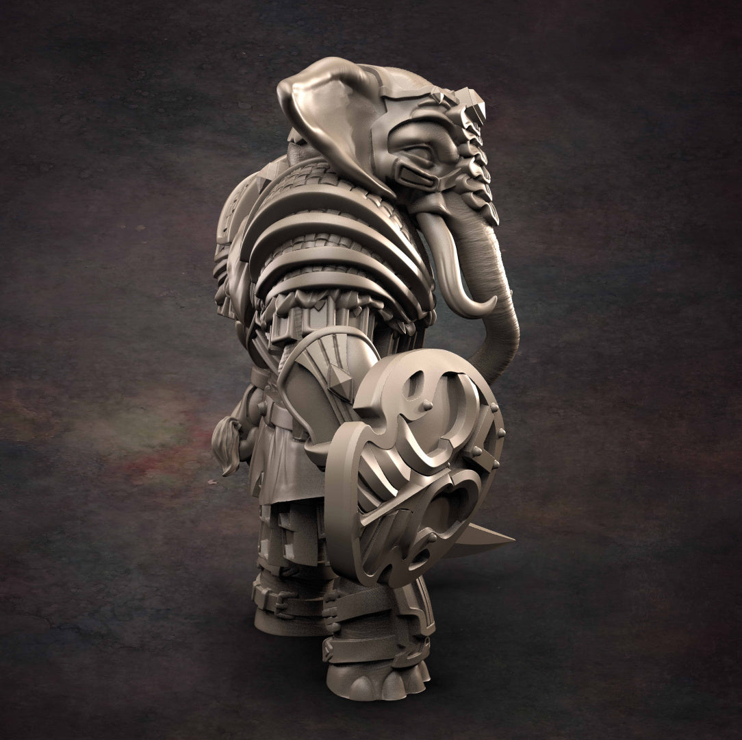 Red Clay Collectibles - Loxodon Fighter 2021 October Release 35mm