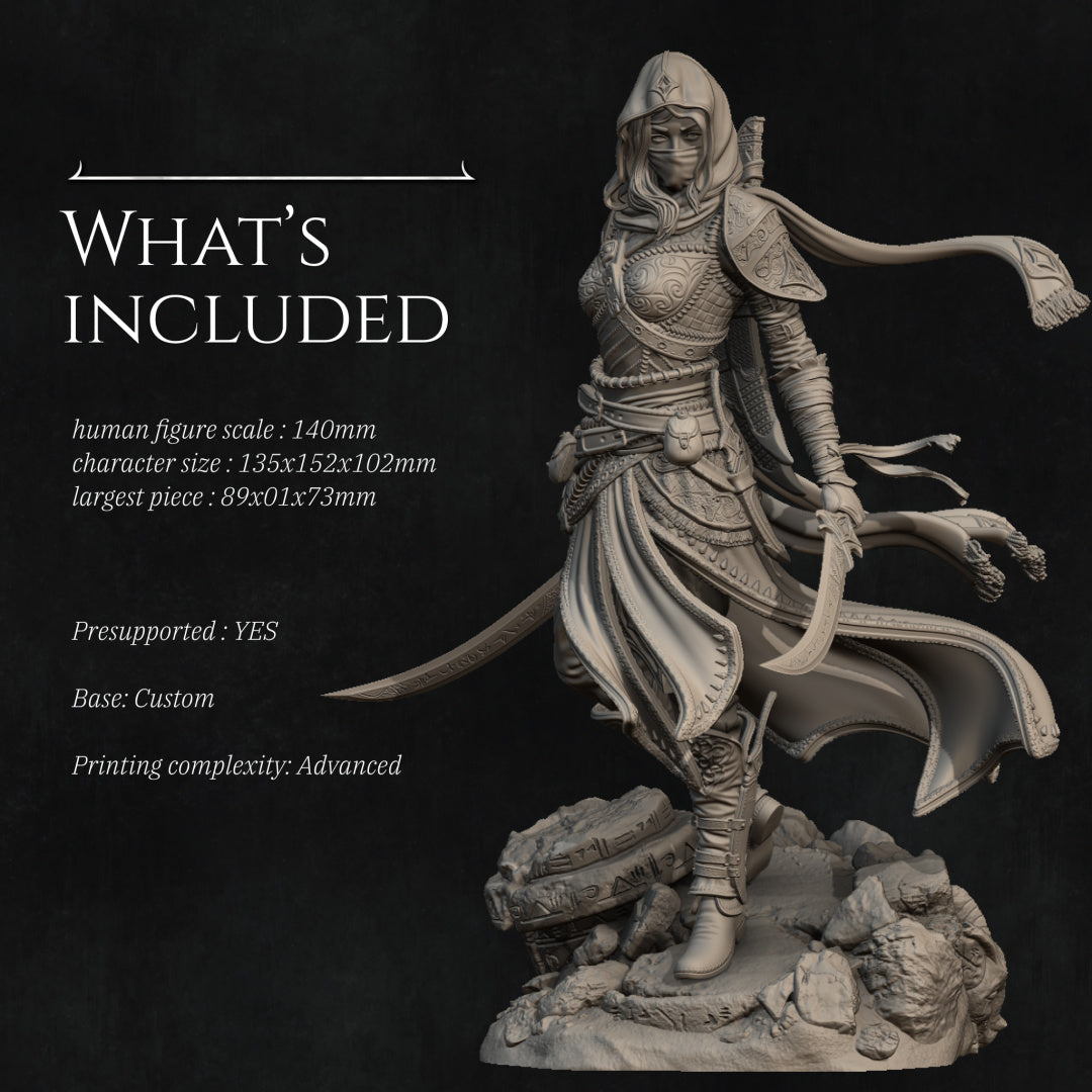 Nerikson - Artemisia the Unseen Blade Rogue Assassin 35mm, 140mm
