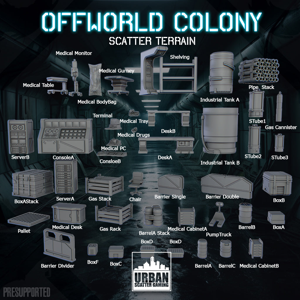 Skullforge - Offworld Colony Scatter Terrain 2024 August
