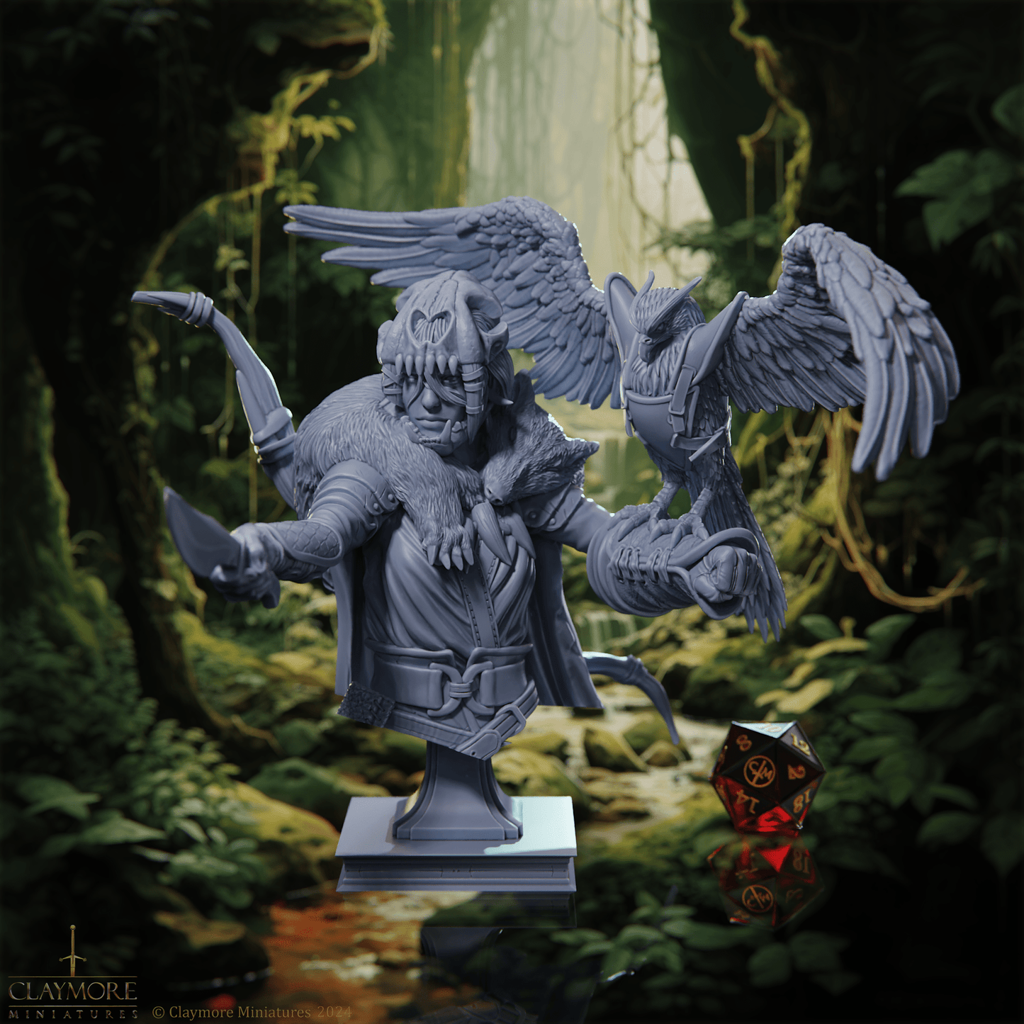 Claymore Miniatures - Ashryn, Bust 12cm - Rangers Of The Savage Frontiers 2025 February