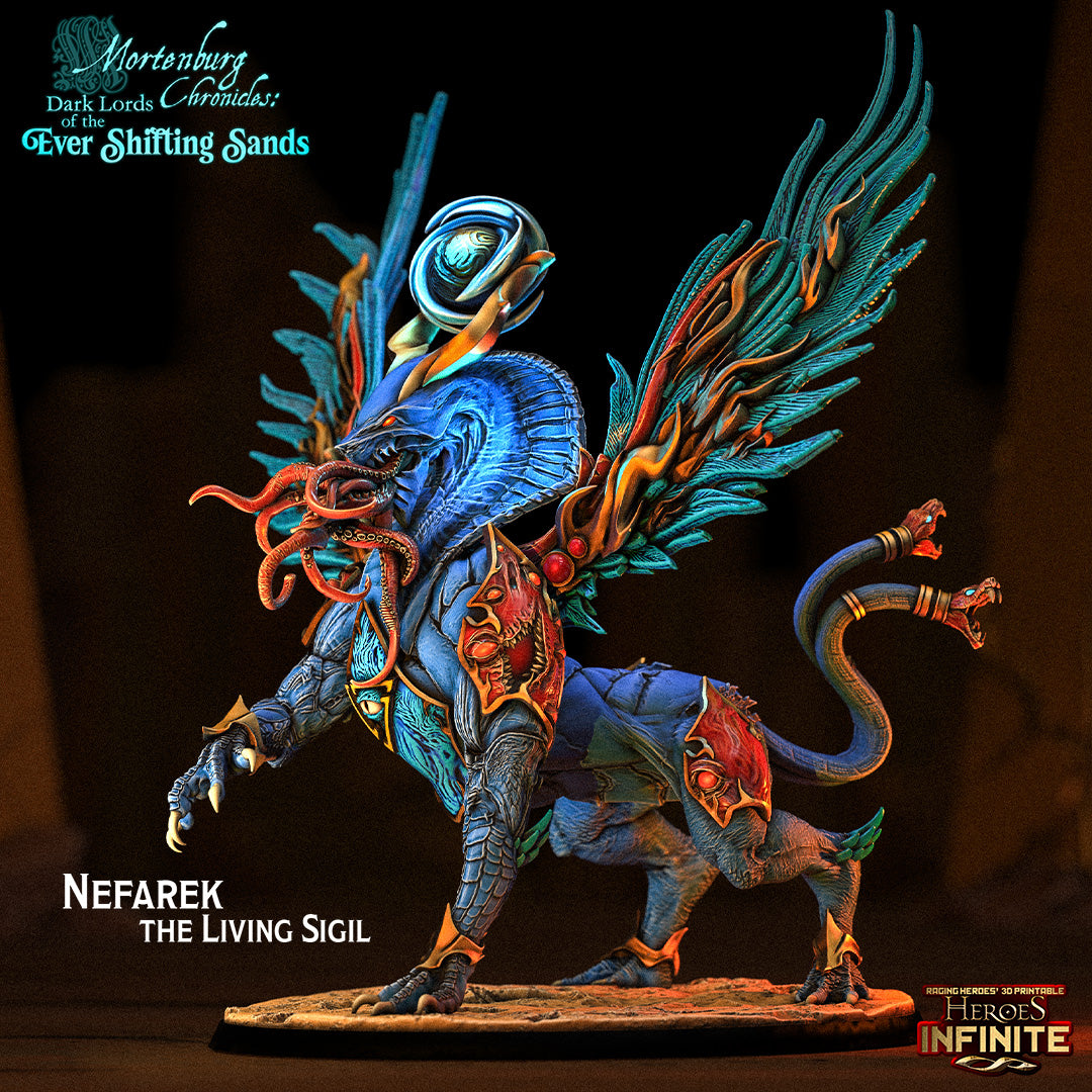Heroes Infinite Raging Heores - Nefarek, Tzeentch Disciples (Gargantuan) - Mortenburg Chronicles 2025 April