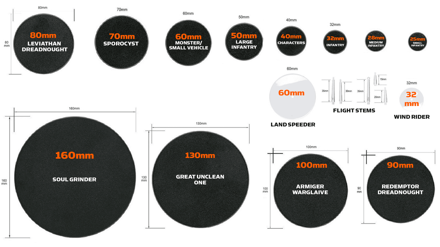 Warhammer Plane Bases