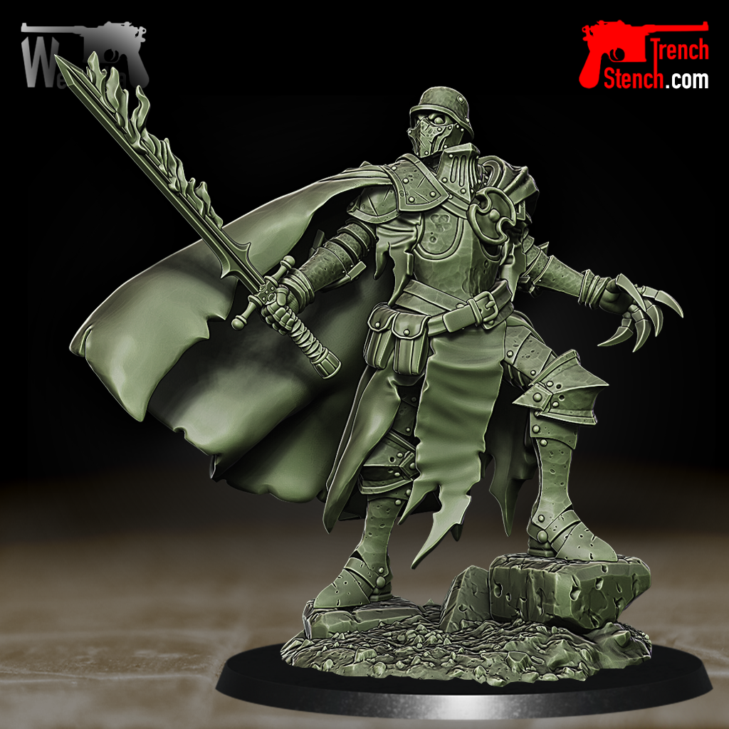 Westfalia Miniatures - Cadaver Corps Warlock, Trench Crusade