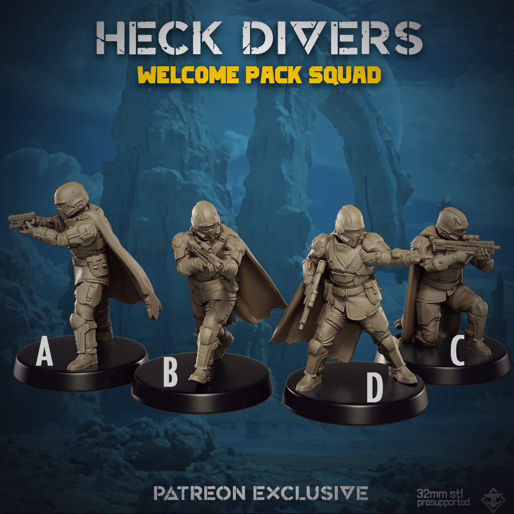 Skullforge - (Heck) Hell Divers, Welcome Pack Squad 2024 March