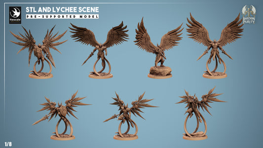 Rescale Miniatures (Lord of the Print) - Bastion of Purity - Aurelian Skyblade 2024 September Release 35mm