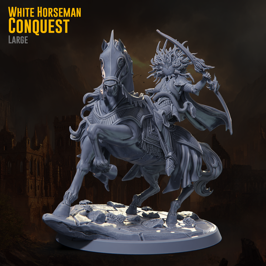 Claymore Miniatures - White Horseman of Conquest - Riders of Ruin 2025 November