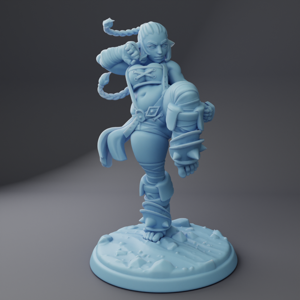 Twin Goddess Miniatures - Firbolg Monk - 2025 July