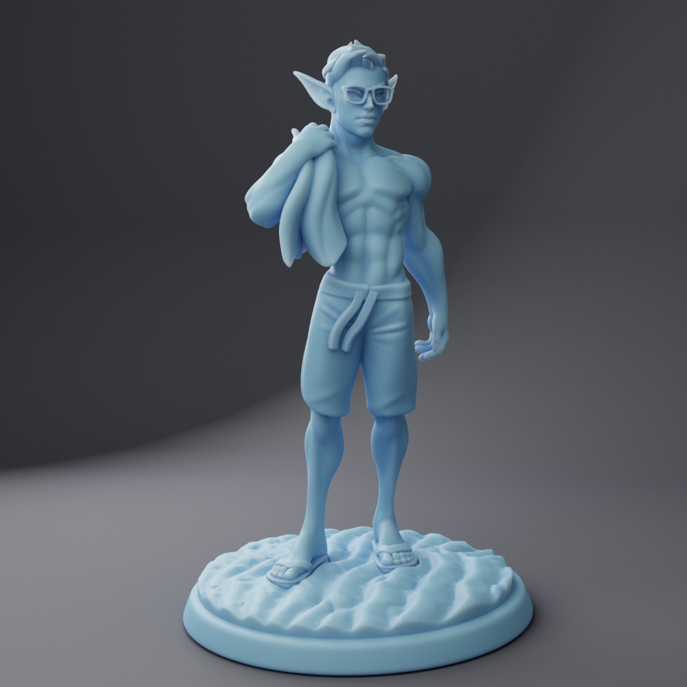 Twin Goddess Miniatures - Beach Ascii - Beach Week 2 2023 August