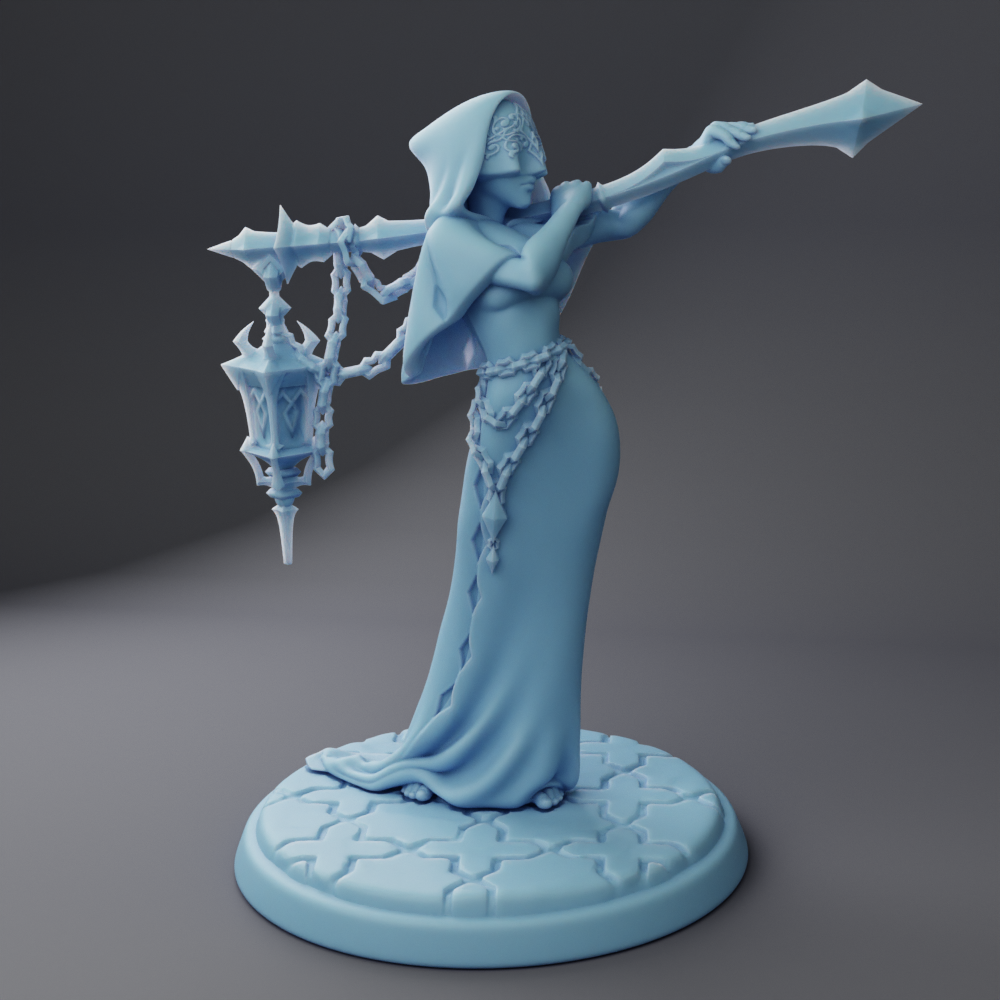 Twin Goddess Miniatures - Daena the Lantern Bearer - 2025 October