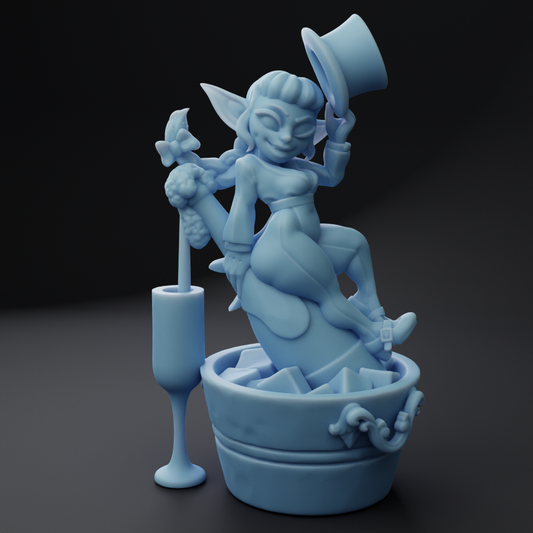 Twin Goddess Miniatures - Annie Versary, The New Years Goblin - Oaken Hollow Heroes 2023 January