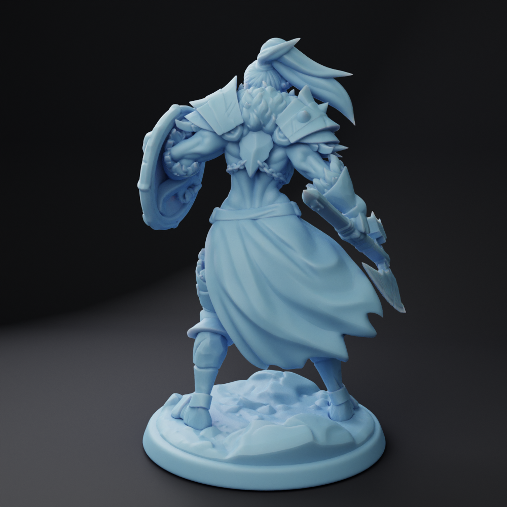 Twin Goddess Miniatures - Ankh Orc Forge Cleric - Oaken Hollow Heroes 2022 September