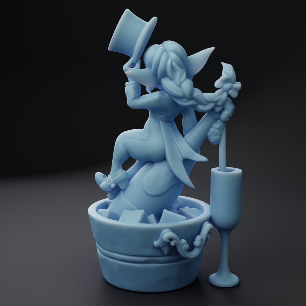 Twin Goddess Miniatures - Annie Versary, The New Years Goblin - Oaken Hollow Heroes 2023 January