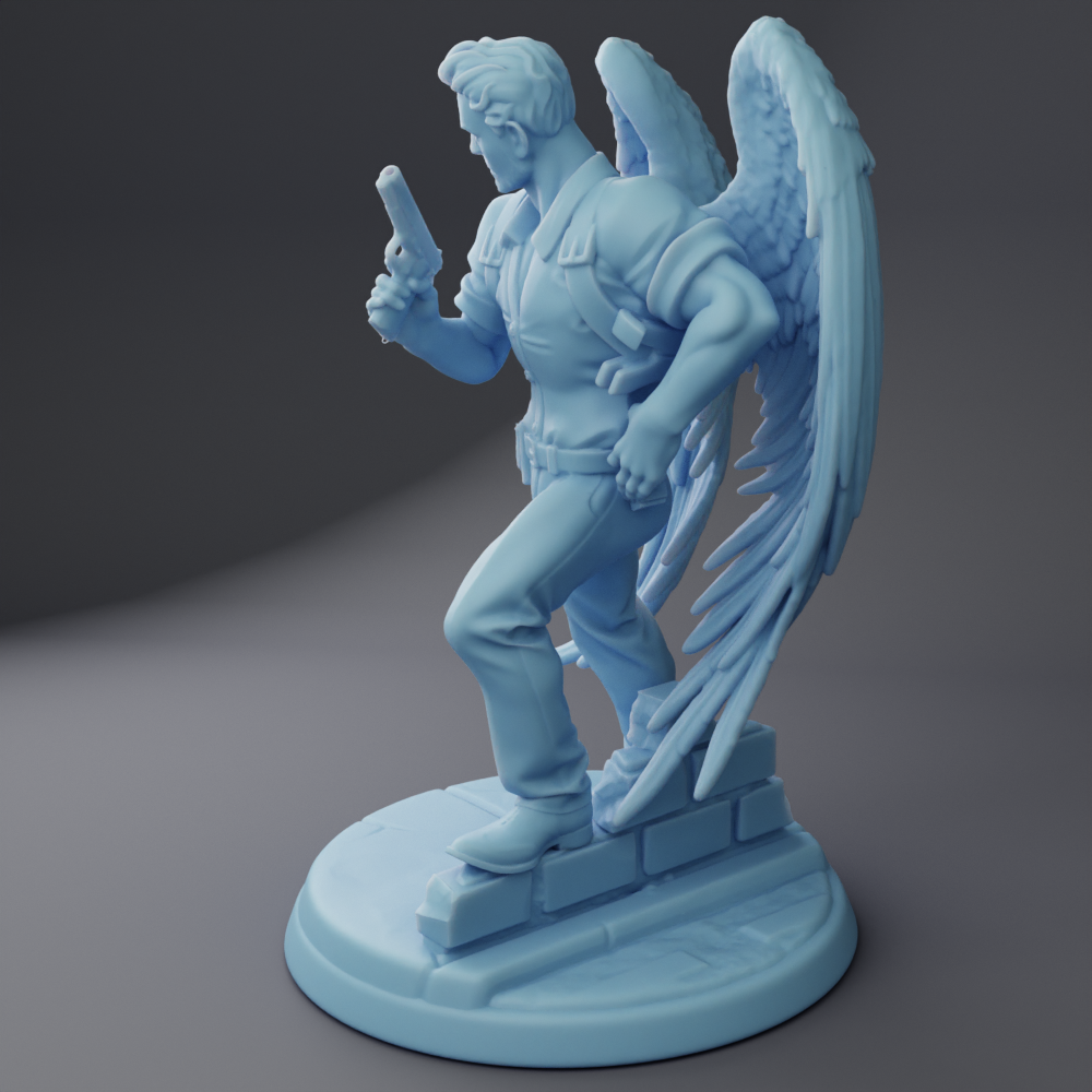 Twin Goddess Miniatures - Aasimar Detective -  2024 October