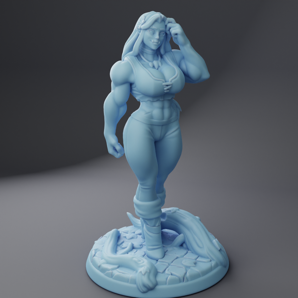 Twin Goddess Miniatures - Fraeya the Orc - Oakenhallow #3 2023 July