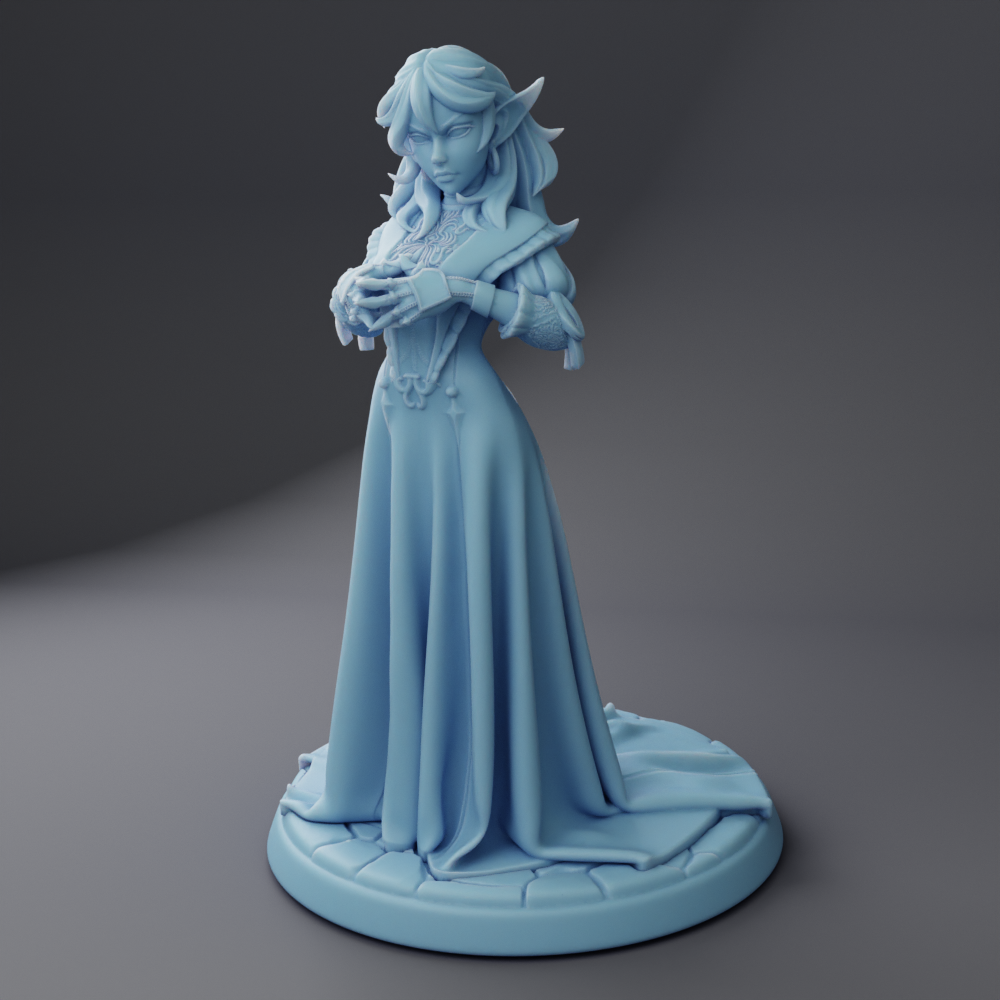 Twin Goddess Miniatures - Felynril Drow Noble 2024 September Release 35mm