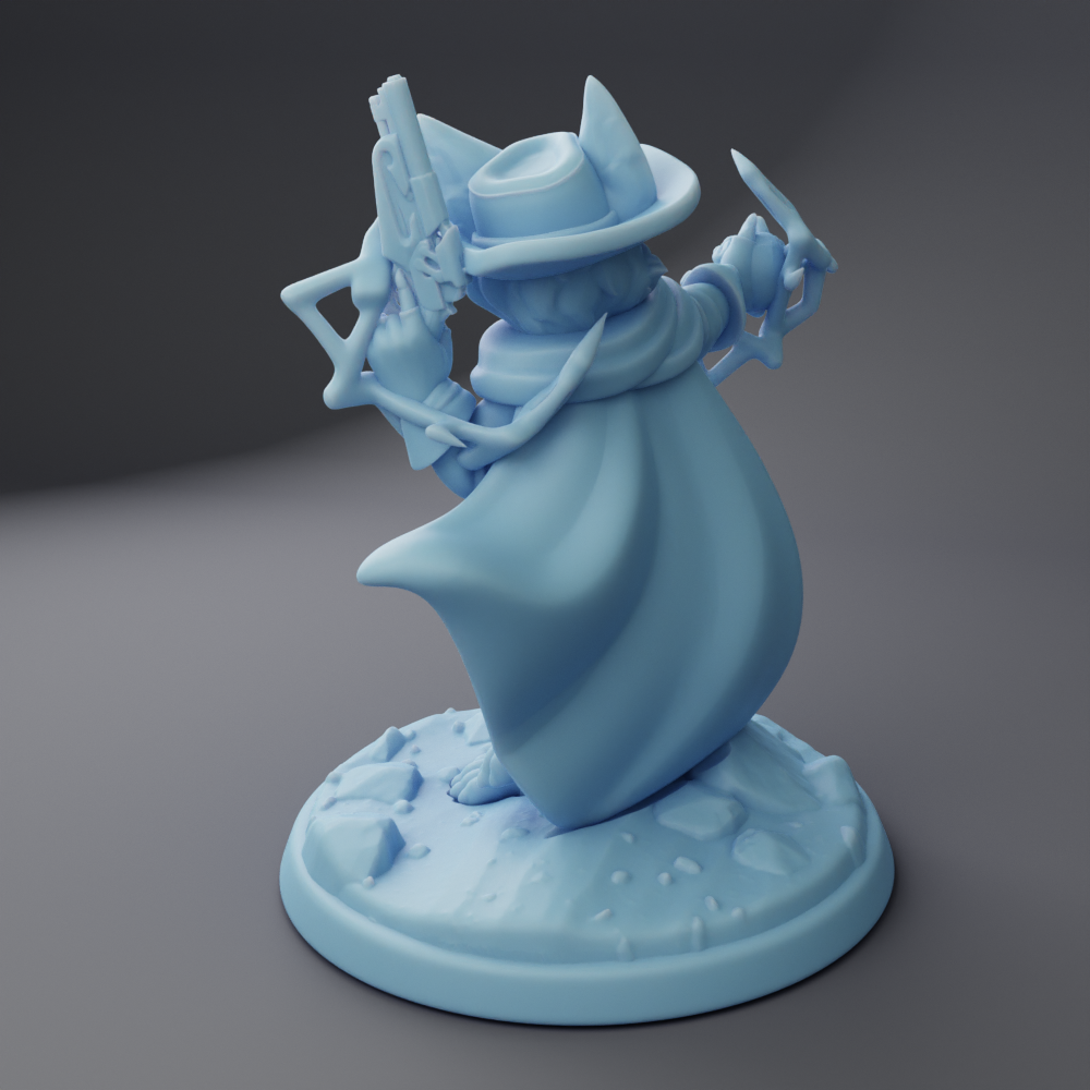 Twin Goddess Miniatures - Lucille The Deputy Foxgirl - Fantasy Western 2023 June