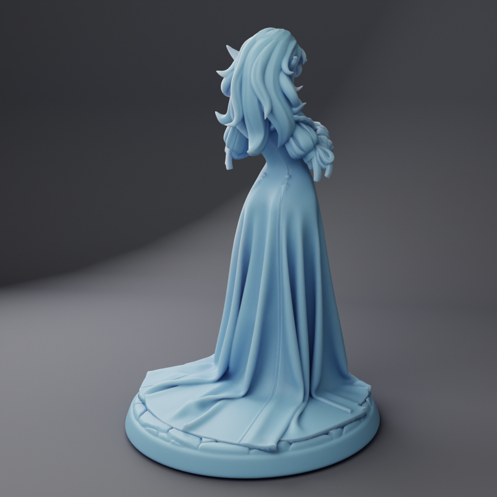 Twin Goddess Miniatures - Felynril Drow Noble 2024 September Release 35mm