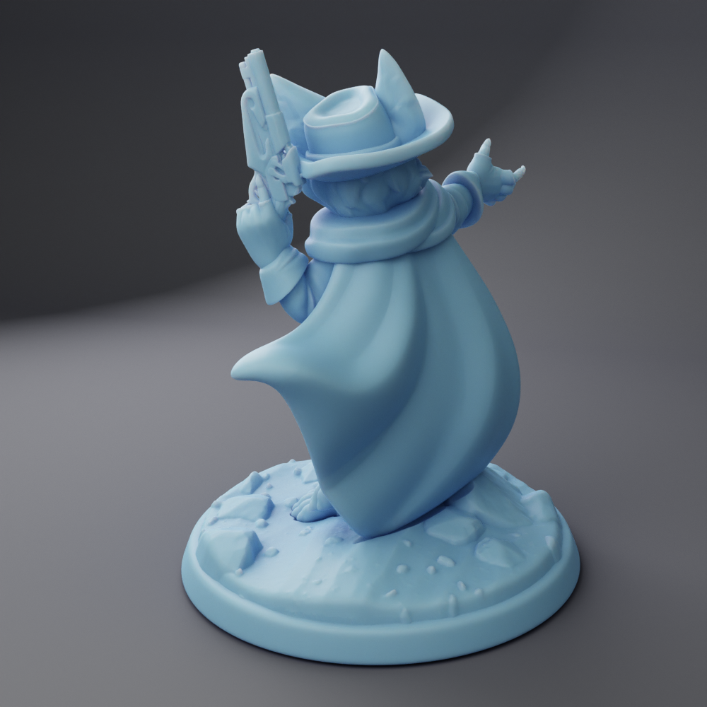 Twin Goddess Miniatures - Lucille The Deputy Foxgirl - Fantasy Western 2023 June