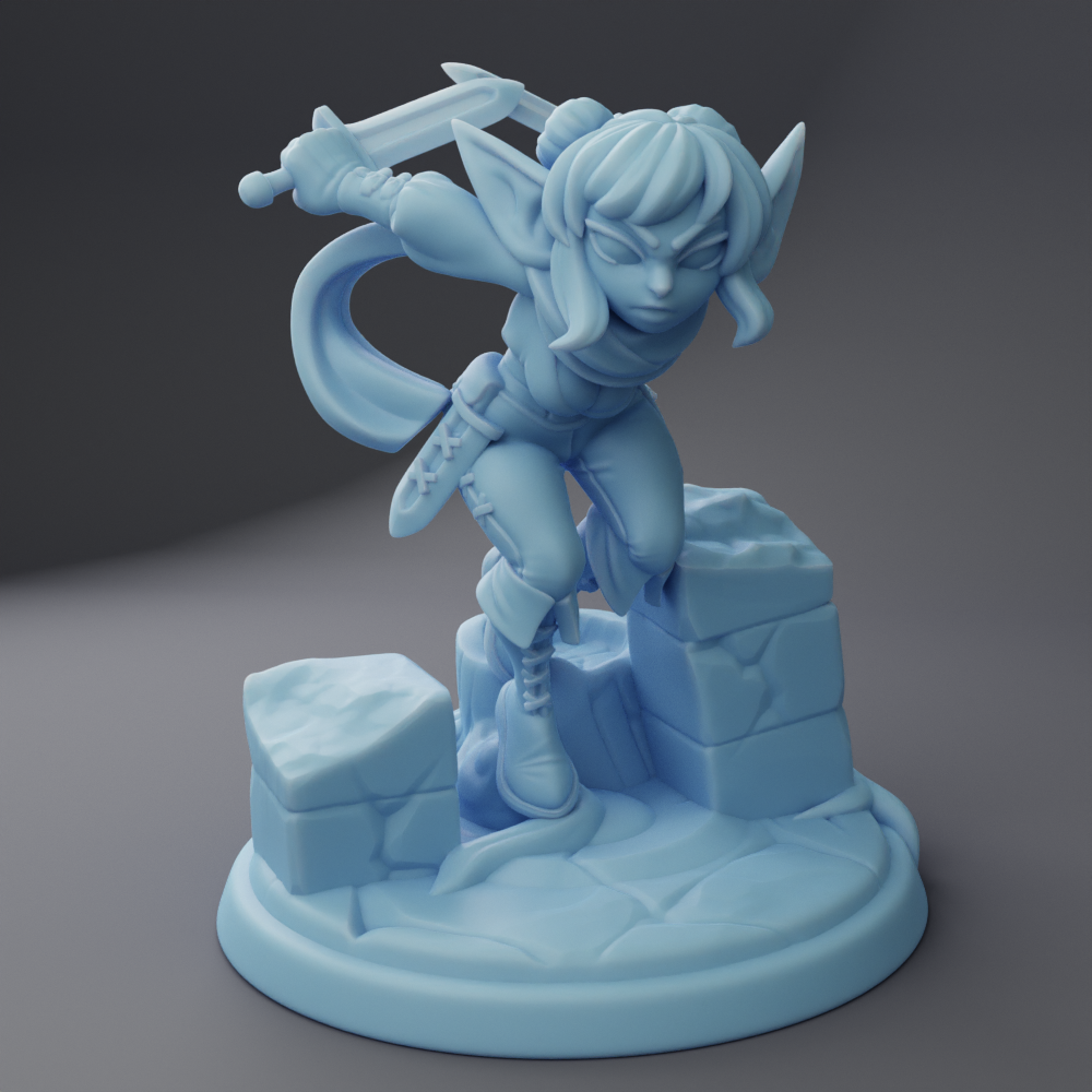Twin Goddess Miniatures - Amanita the Goblin Rogue - Goblin Month #2 2023 September