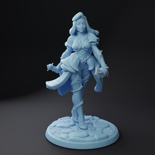 Twin Goddess Miniatures - Camellia Bloodthorn Ranger - Oaken Hollow Heroes 2022 September